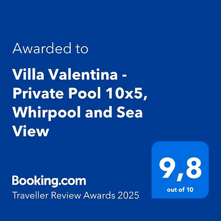 Valentina - Private Pool 10x5, Whirpool And Sea View *